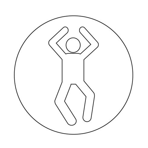 Menselijke actie pictogram vector