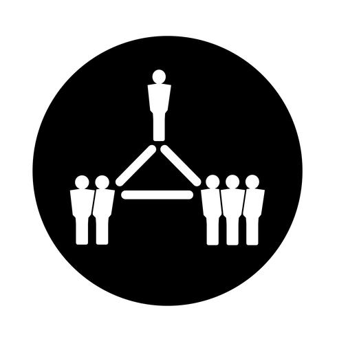 mensen netwerkpictogram vector