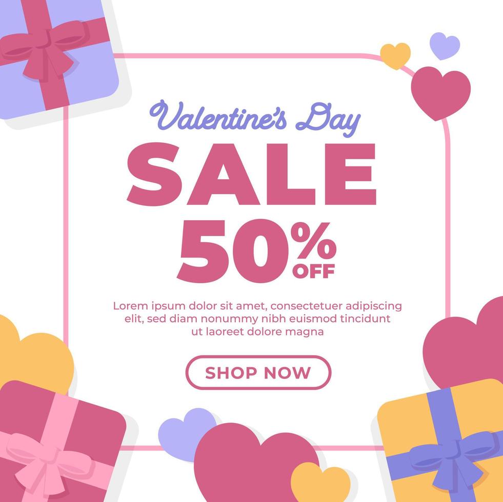 happy Valentijnsdag verkoop horizontale banners vector