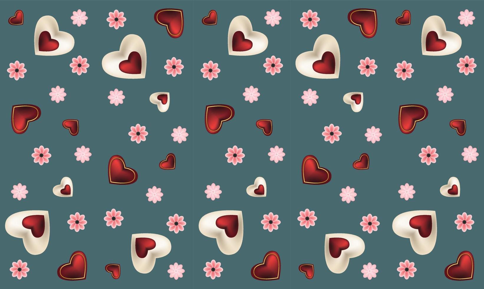 gelukkige valentijnsdag liefde wallpaper achtergrond hart vector