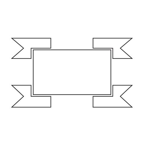 Teken van lint pictogram vector