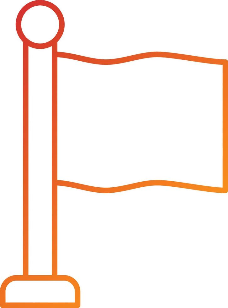 vlag pictogramstijl vector