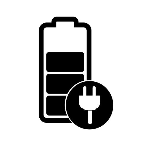 Teken van batterijpictogram vector