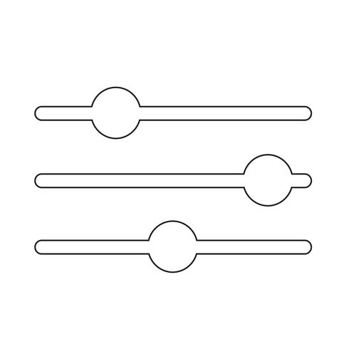 Teken van controle pictogram vector