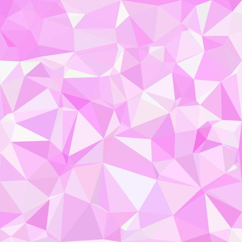 Roze veelhoekige mozaïek achtergrond, creatief ontwerpsjablonen vector