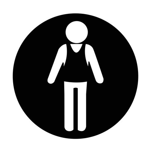 Teken van mensen pictogram vector