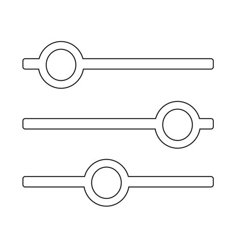 Teken van controle pictogram vector