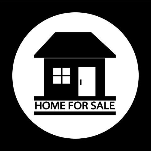 Home For Sale-pictogram vector