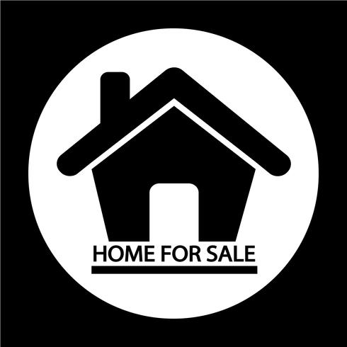 Home For Sale-pictogram vector