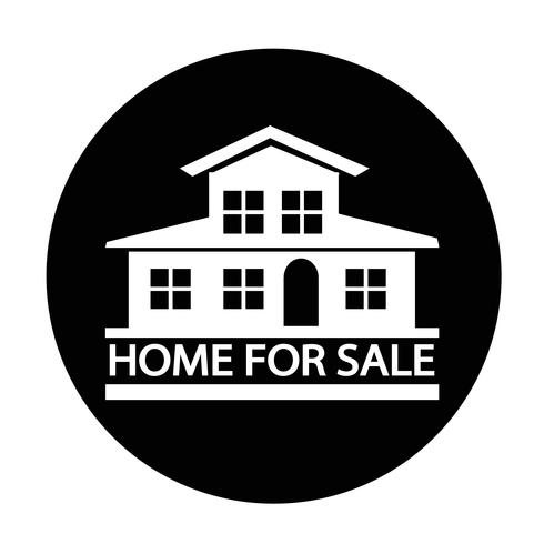 Home For Sale-pictogram vector