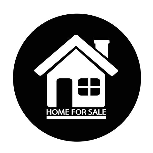 Home For Sale-pictogram vector