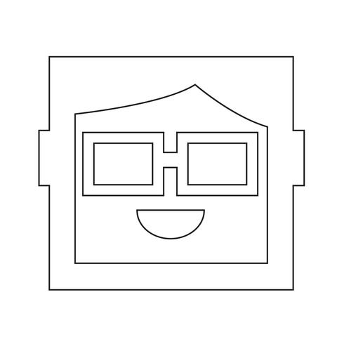 menselijke emotie pictogram vector