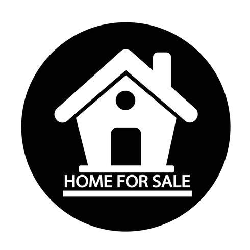 Home For Sale-pictogram vector