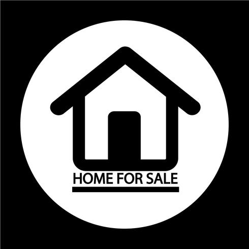 Home For Sale-pictogram vector