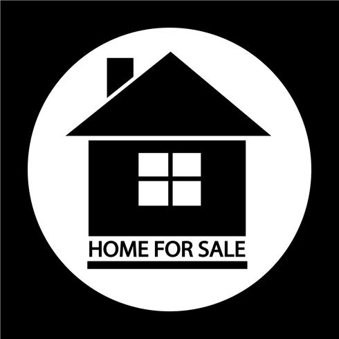 Home For Sale-pictogram vector