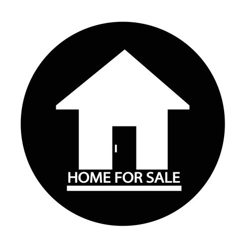 Home For Sale-pictogram vector