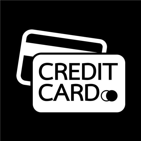 creditcard pictogram vector