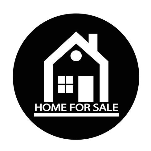 Home For Sale-pictogram vector