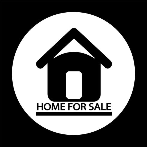 Home For Sale-pictogram vector