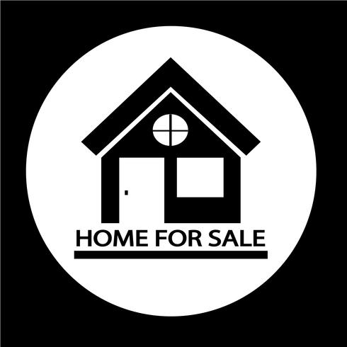 Home For Sale-pictogram vector