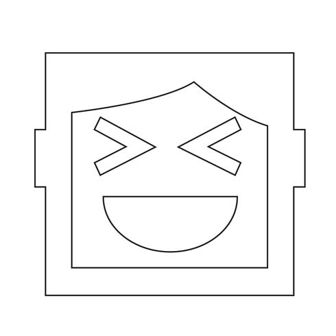 menselijke emotie pictogram vector