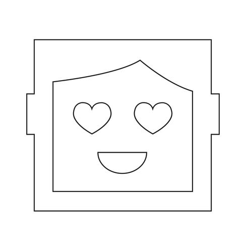 menselijke emotie pictogram vector