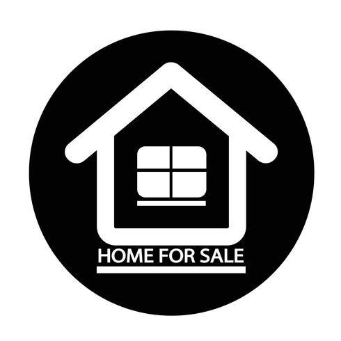 Home For Sale-pictogram vector