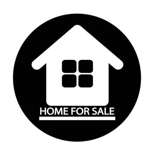 Home For Sale-pictogram vector