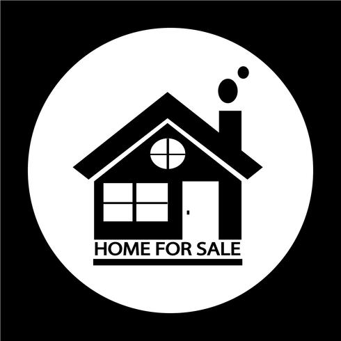 Home For Sale-pictogram vector