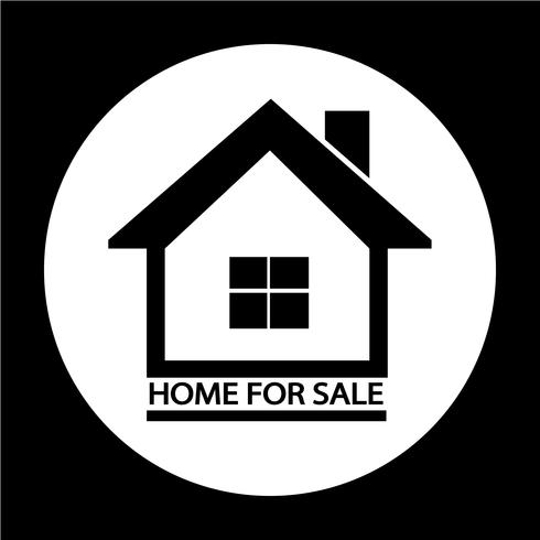 Home For Sale-pictogram vector