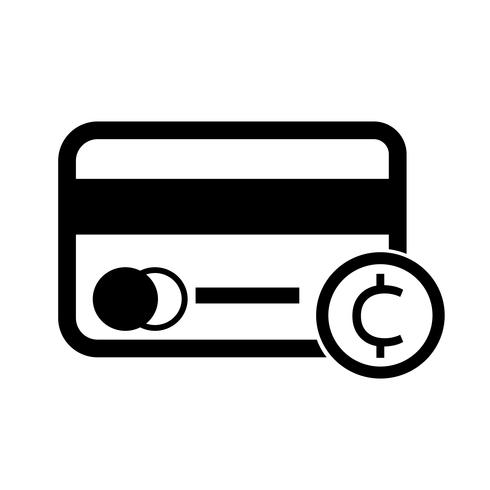 creditcard pictogram vector