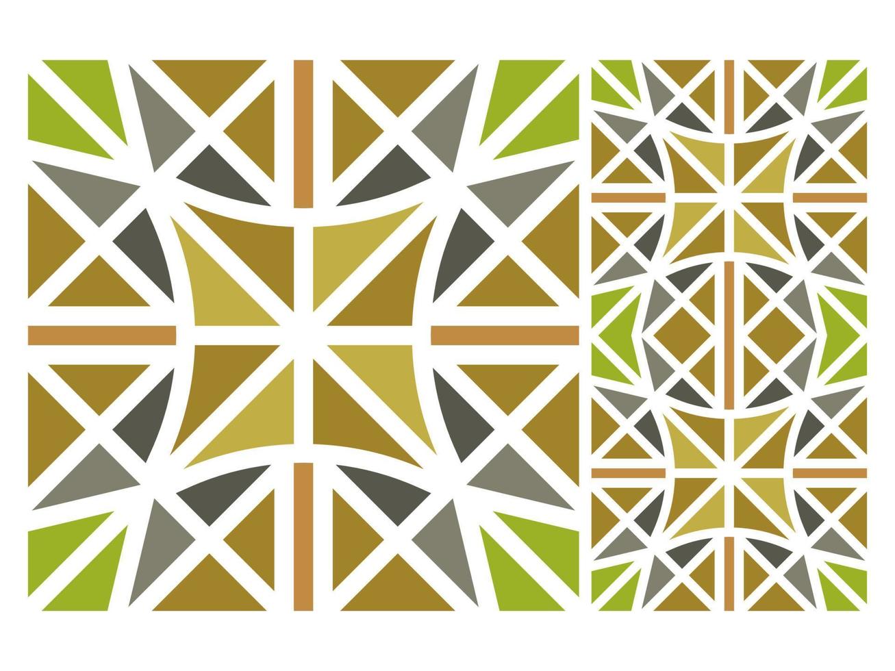 abstracte geometrische vorm decoratie naadloze patroon ontwerp vector gratis