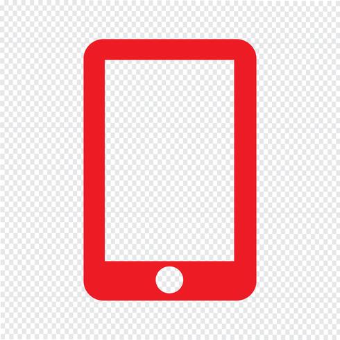 smartphone pictogram vectorillustratie vector