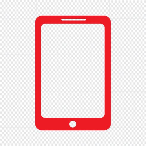 smartphone pictogram vectorillustratie vector