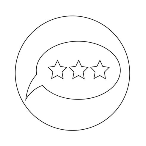 Toespraak bubble pictogram vector