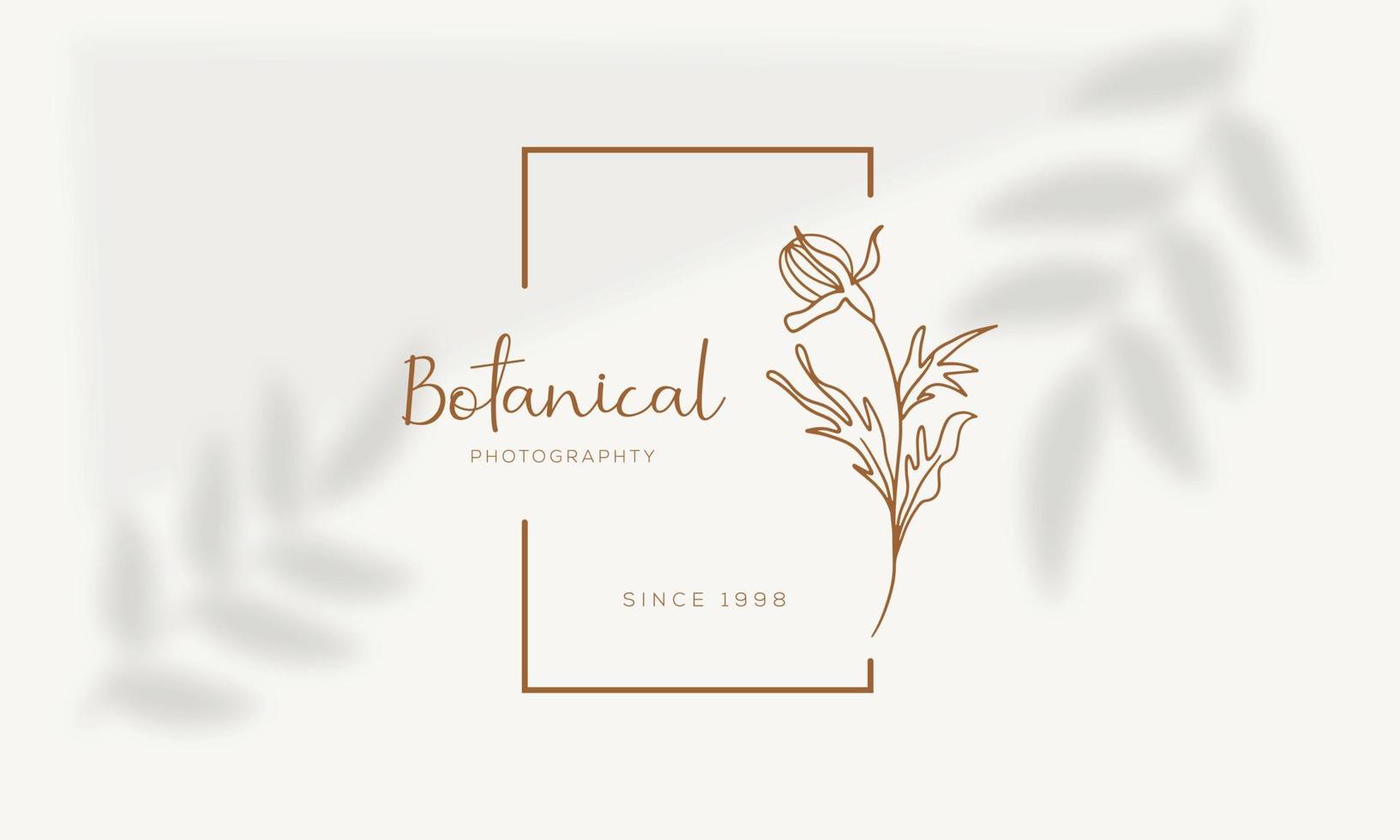 botanische bloemen element hand getekende logo met wilde bloemen en bladeren. logo voor spa en schoonheidssalon, boetiek, biologische winkel, bruiloft, floral designer, interieur, fotografie, cosmetica. vector