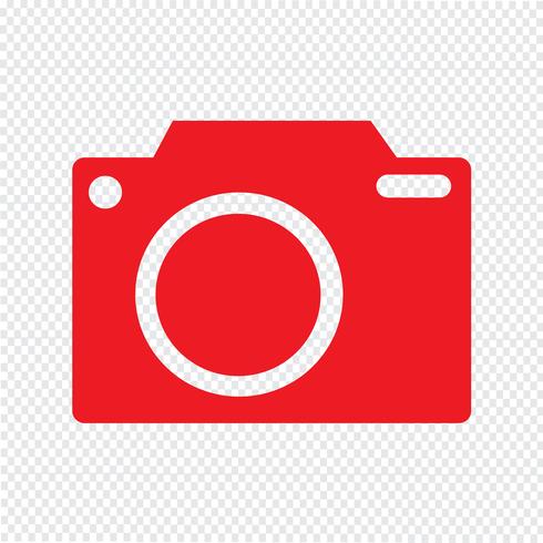 Camera pictogram vectorillustratie vector