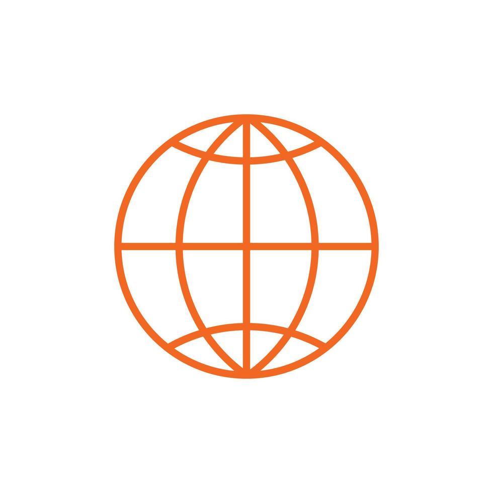 globale pictogram teken vector sjabloon