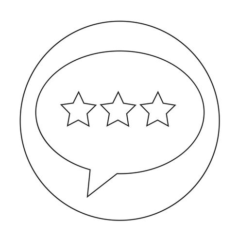 Toespraak bubble pictogram vector