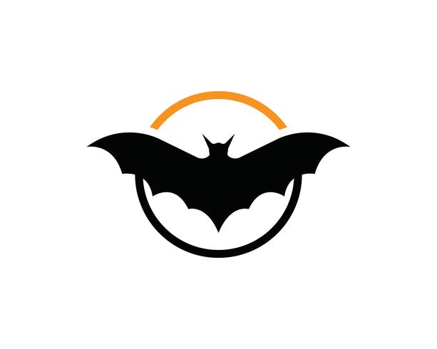 Bat logo en symbolen sjabloon vector