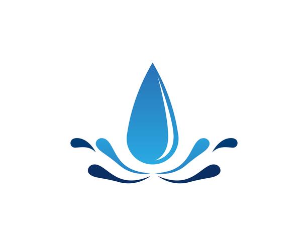 Waterdruppel vector pictogram