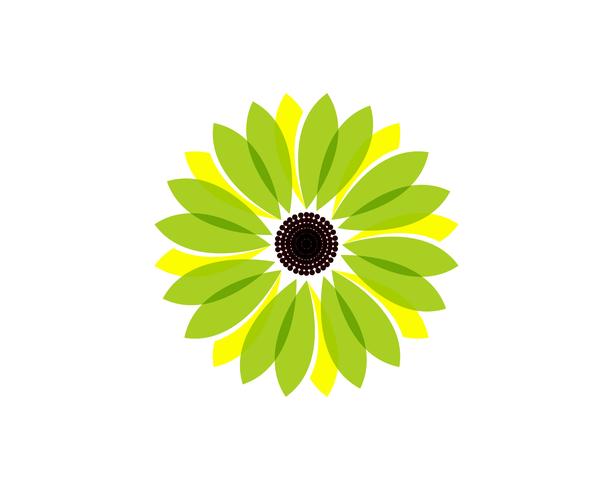 Jasmijn bloem pictogram vector illustratie ontwerpsjabloon logo