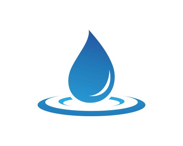 Waterdruppel vector pictogram