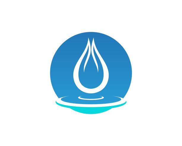 Waterdruppel vector pictogram