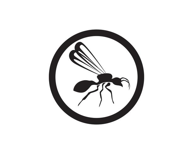 Ant Logo template vector illustratie ontwerp