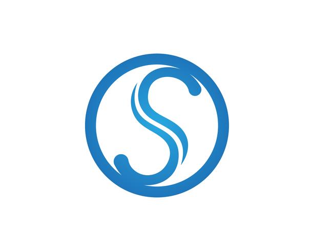 S-logo en symbolen sjabloon vector iconen