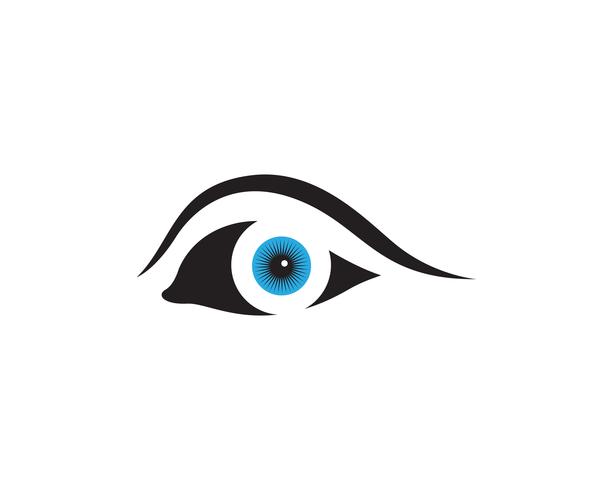 oog zorg logo en symbolen sjabloon pictogrammen vector