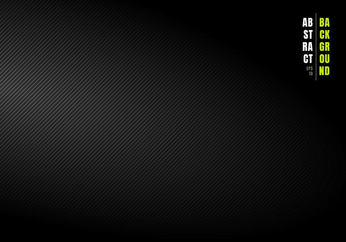Abstracte diagonale lijnen gestreepte zwart en grijs gradiënt achtergrond en textuur met licht van de zijkant. U kunt gebruiken voor uw bedrijf. vector