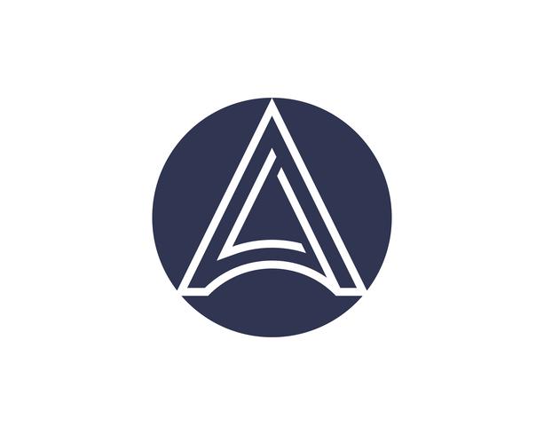 A Logo Letter Business Template Vector-pictogram vector