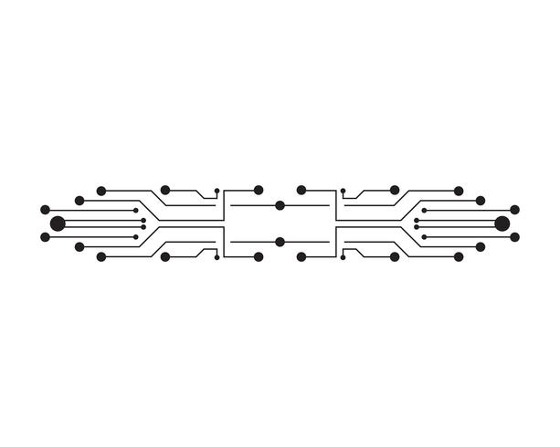 Abstracte toekomstige digitale wetenschap technologie concept ... vector